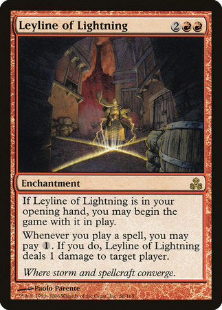 Leyline of Lightning [Guildpact] | The Time Vault CA
