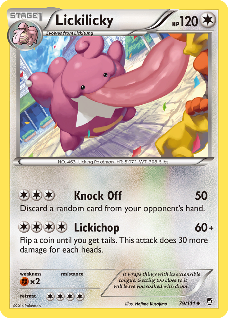 Lickilicky (79/111) [XY: Furious Fists] | The Time Vault CA