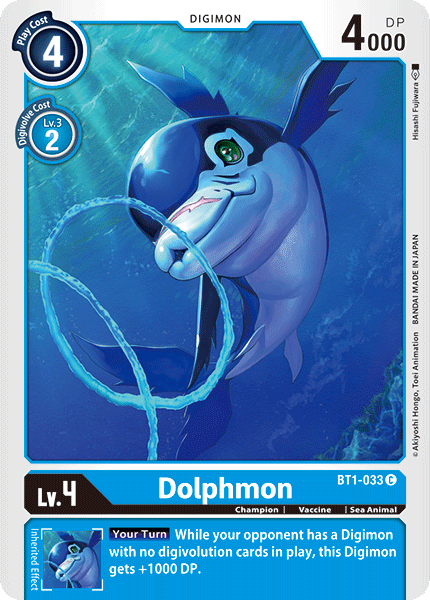 Dolphmon [BT1-033] [Release Special Booster Ver.1.0] | The Time Vault CA