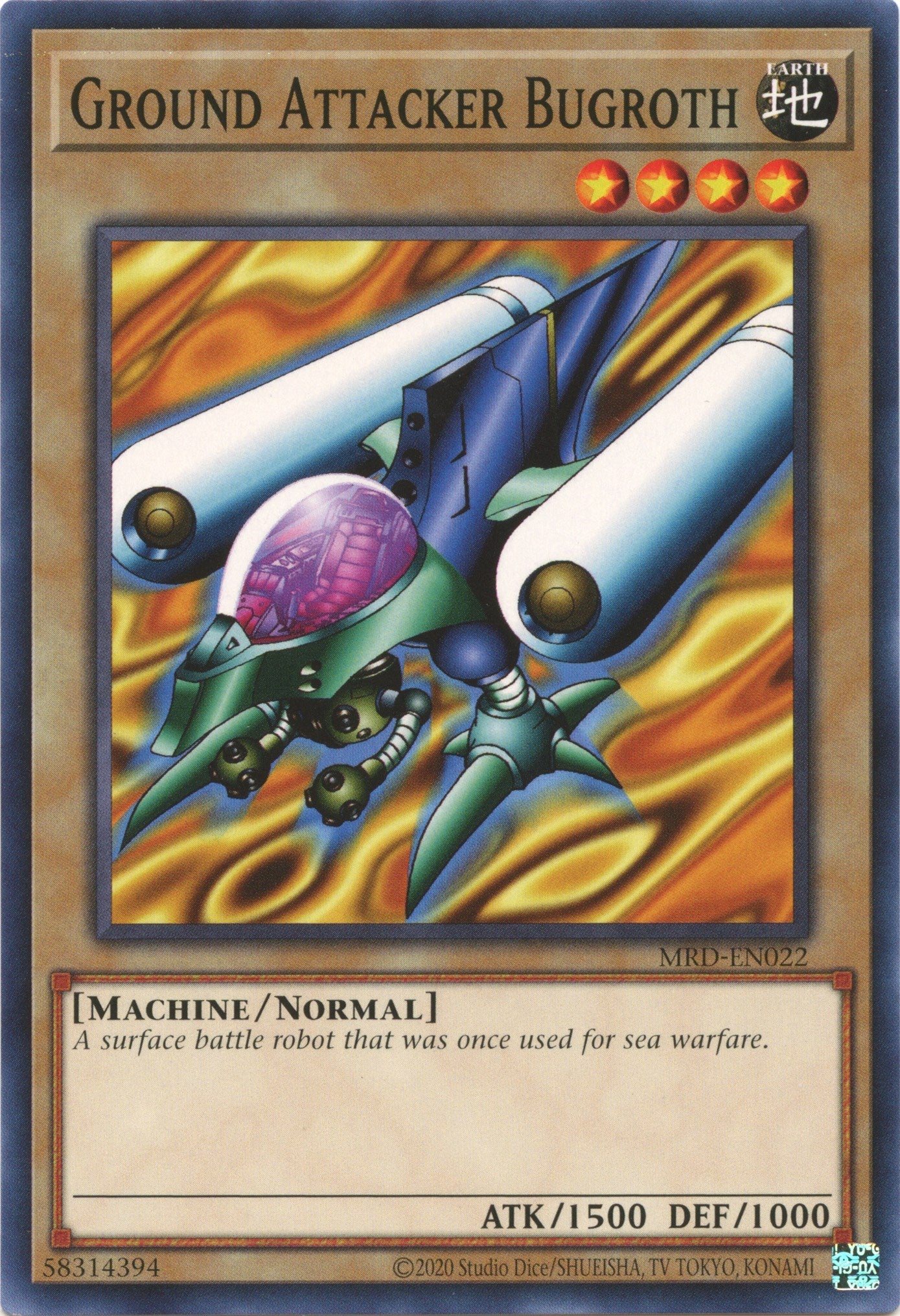 Ground Attacker Bugroth (25th Anniversary) [MRD-EN022] Common | The Time Vault CA