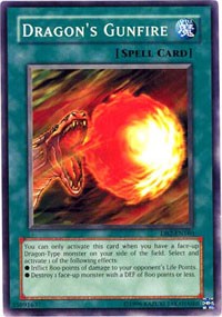 Dragon's Gunfire [DB2-EN160] Common | The Time Vault CA