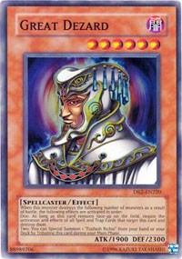 Great Dezard [DB2-EN220] Super Rare | The Time Vault CA