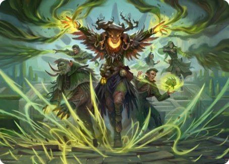 Witherbloom Command Art Card [Strixhaven: School of Mages Art Series] | The Time Vault CA