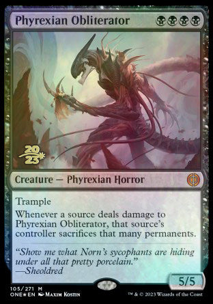 Phyrexian Obliterator [Phyrexia: All Will Be One Prerelease Promos] | The Time Vault CA