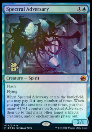 Spectral Adversary [Innistrad: Midnight Hunt Prerelease Promos] | The Time Vault CA