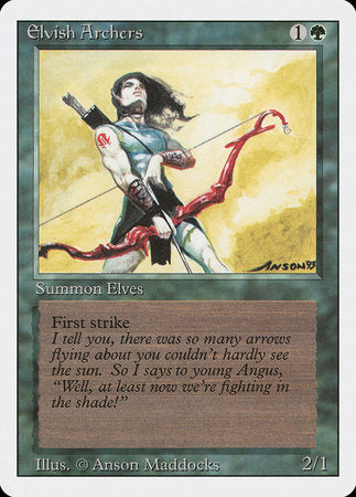 Elvish Archers [Revised Edition] | The Time Vault CA