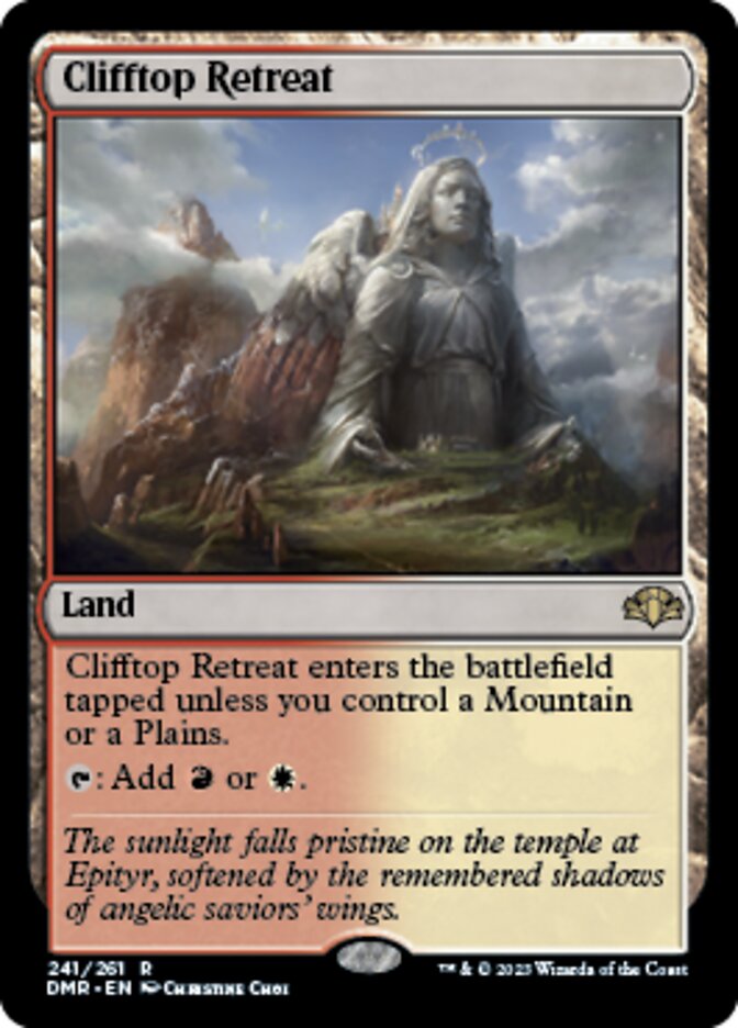 Clifftop Retreat [Dominaria Remastered] | The Time Vault CA