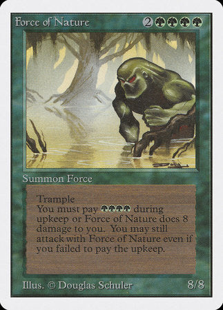 Force of Nature [Unlimited Edition] | The Time Vault CA