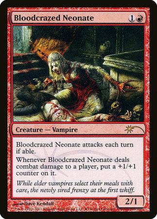 Bloodcrazed Neonate [Wizards Play Network 2011] | The Time Vault CA
