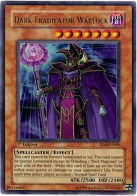 Dark Eradicator Warlock [SD6-EN001] Ultra Rare | The Time Vault CA