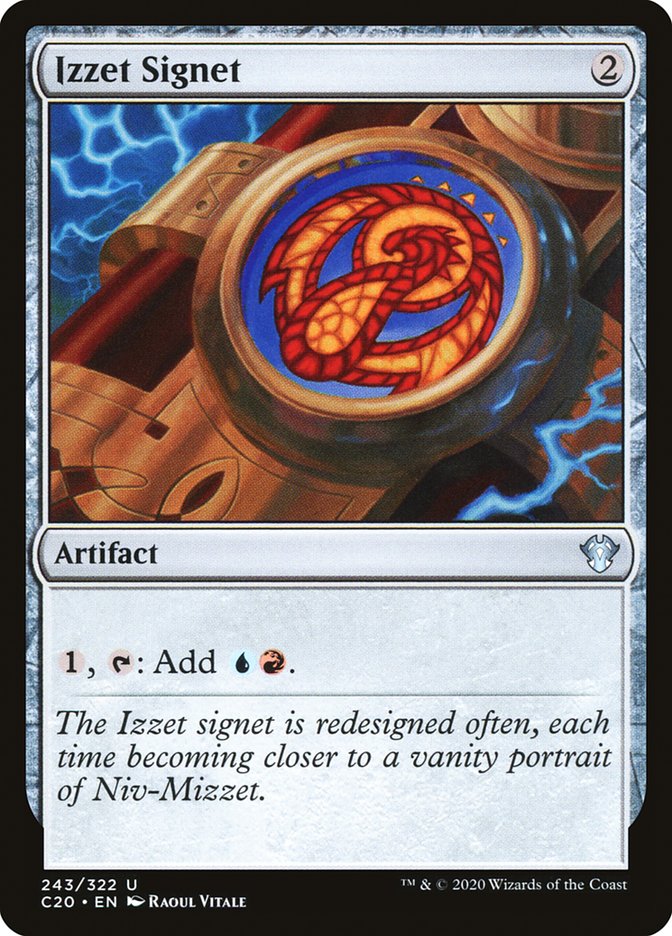 Izzet Signet [Commander 2020] | The Time Vault CA