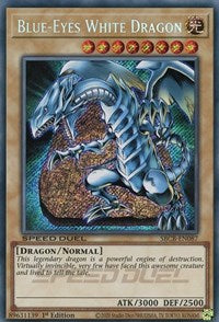 Blue-Eyes White Dragon (Secret) [SBCB-EN087] Secret Rare | The Time Vault CA