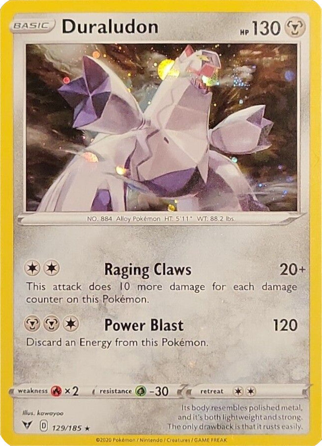 Duraludon (129/185) (Cosmos Holo) [Sword & Shield: Vivid Voltage] | The Time Vault CA
