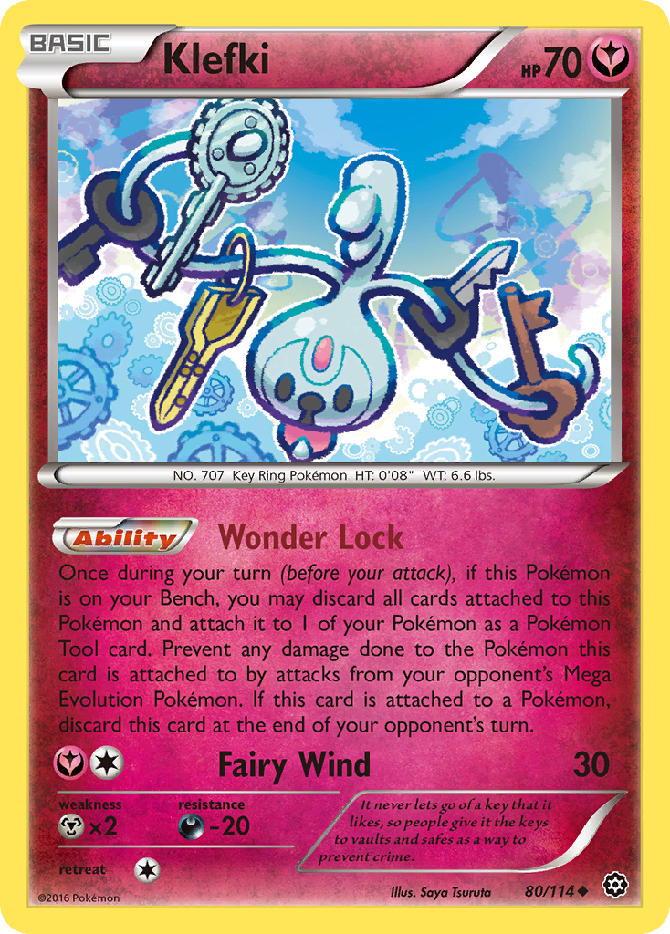 Klefki (80/114) [XY: Steam Siege] | The Time Vault CA