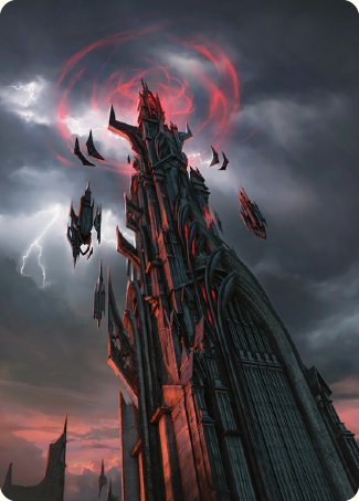 Barad-dur Art Card [The Lord of the Rings: Tales of Middle-earth Art Series] | The Time Vault CA