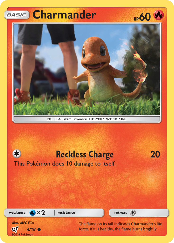 Charmander (4/18) [Sun & Moon: Detective Pikachu] | The Time Vault CA