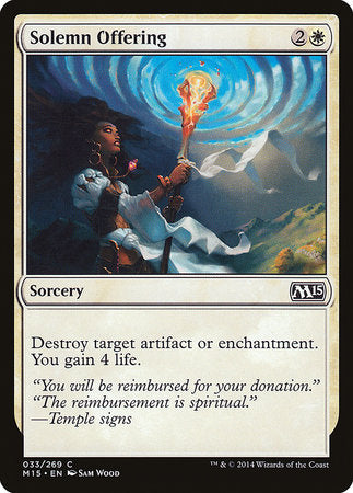 Solemn Offering [Magic 2015] | The Time Vault CA
