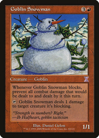 Goblin Snowman [Time Spiral Timeshifted] | The Time Vault CA