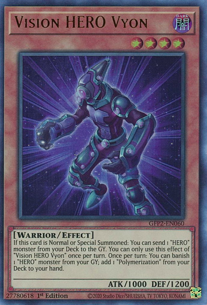 Vision HERO Vyon [GFP2-EN060] Ultra Rare | The Time Vault CA