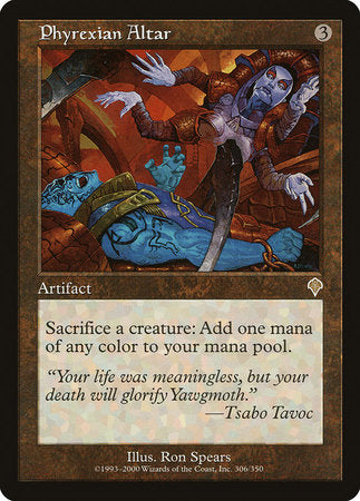 Phyrexian Altar [Invasion] | The Time Vault CA