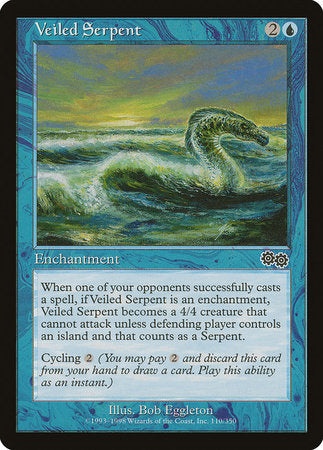 Veiled Serpent [Urza's Saga] | The Time Vault CA