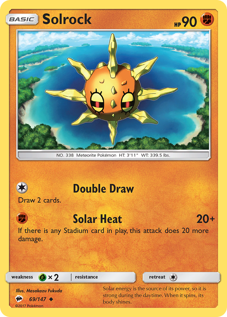 Solrock (69/147) [Sun & Moon: Burning Shadows] | The Time Vault CA