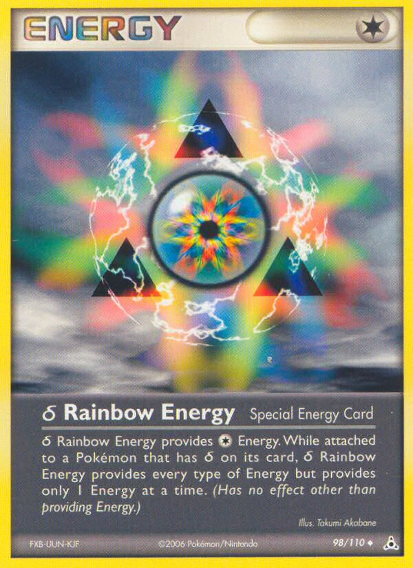 Rainbow Energy (98/110) (Delta Species) [EX: Holon Phantoms] | The Time Vault CA