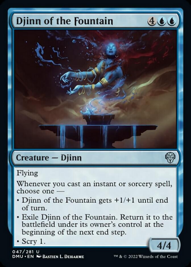 Djinn of the Fountain [Dominaria United] | The Time Vault CA