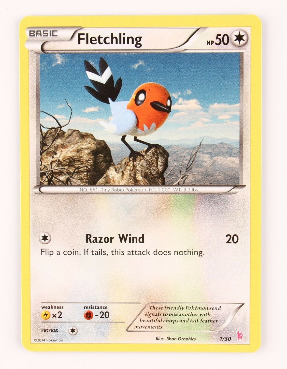 Fletchling (1/30) [XY: Trainer Kit - Sylveon] | The Time Vault CA