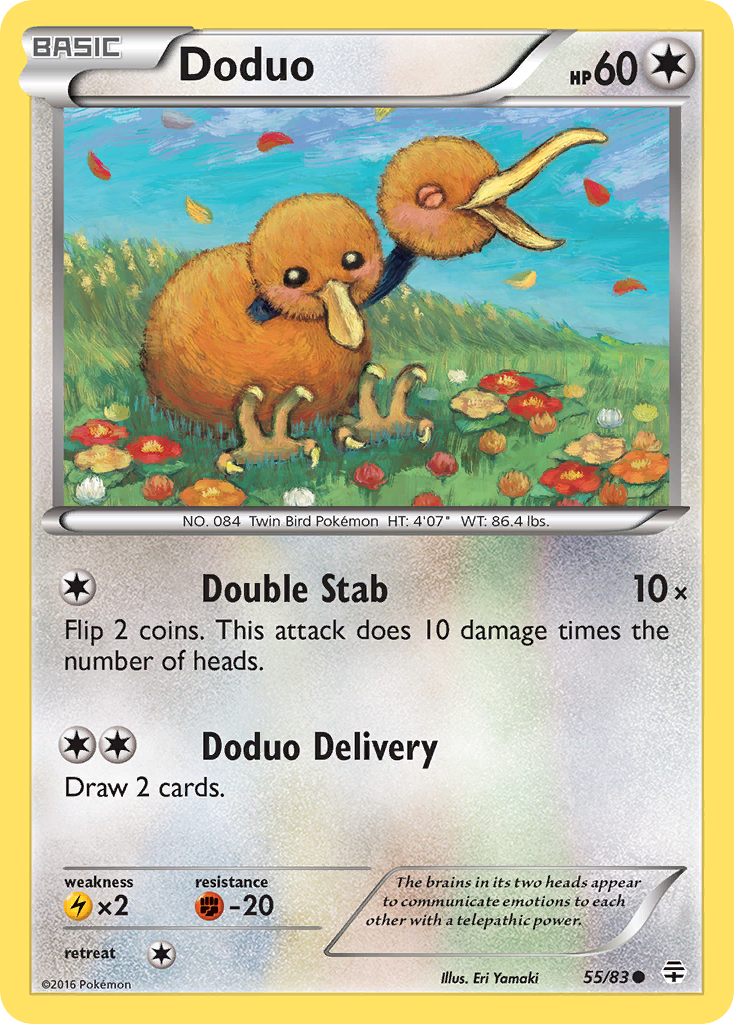 Doduo (55/83) [XY: Generations] | The Time Vault CA
