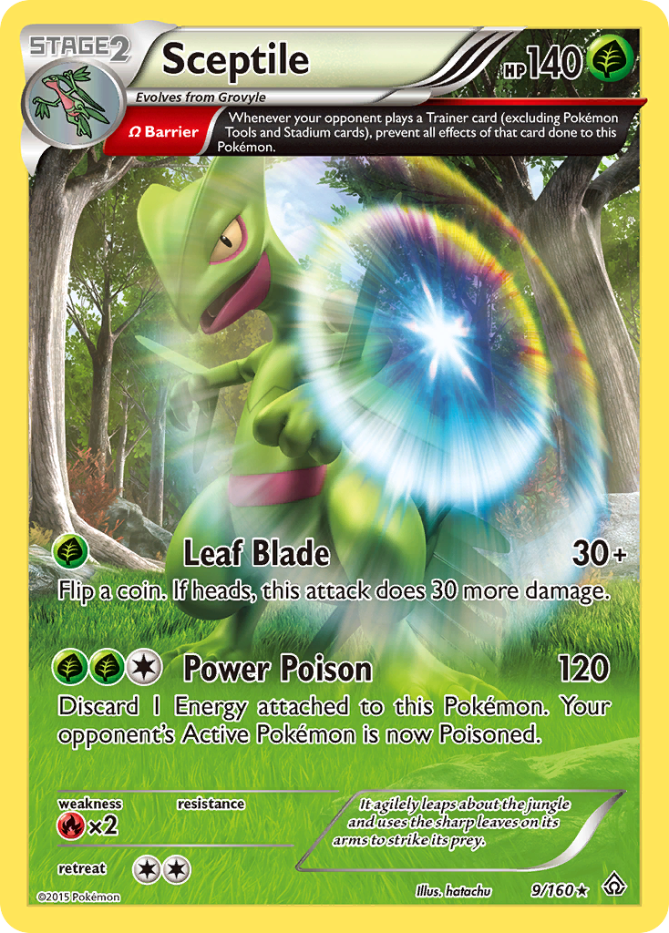 Sceptile (9/160) [XY: Primal Clash] | The Time Vault CA