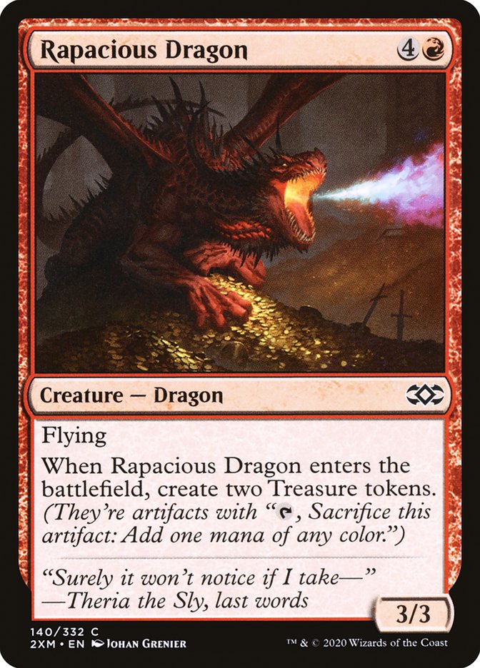 Rapacious Dragon [Double Masters] | The Time Vault CA