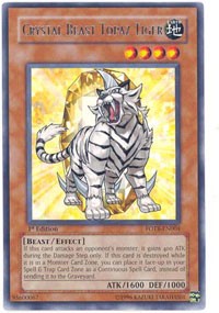 Crystal Beast Topaz Tiger [FOTB-EN004] Rare | The Time Vault CA