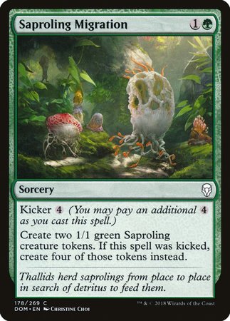 Saproling Migration [Dominaria] | The Time Vault CA