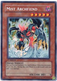 Mist Archfiend [FOTB-EN064] Secret Rare | The Time Vault CA