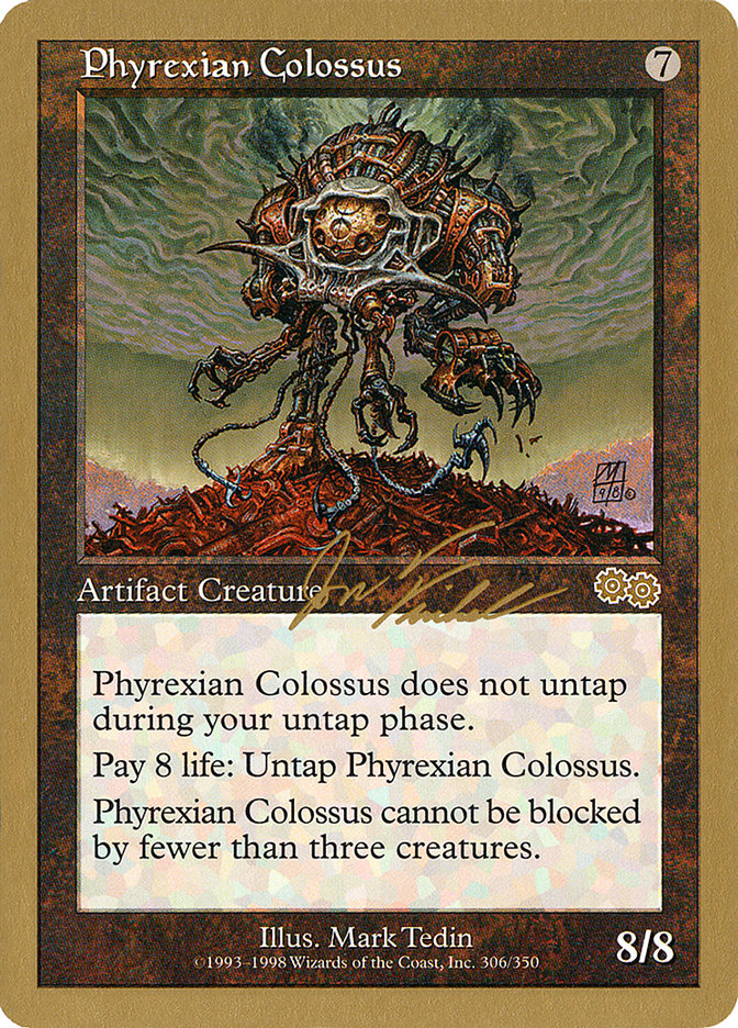 Phyrexian Colossus (Jon Finkel) [World Championship Decks 2000] | The Time Vault CA