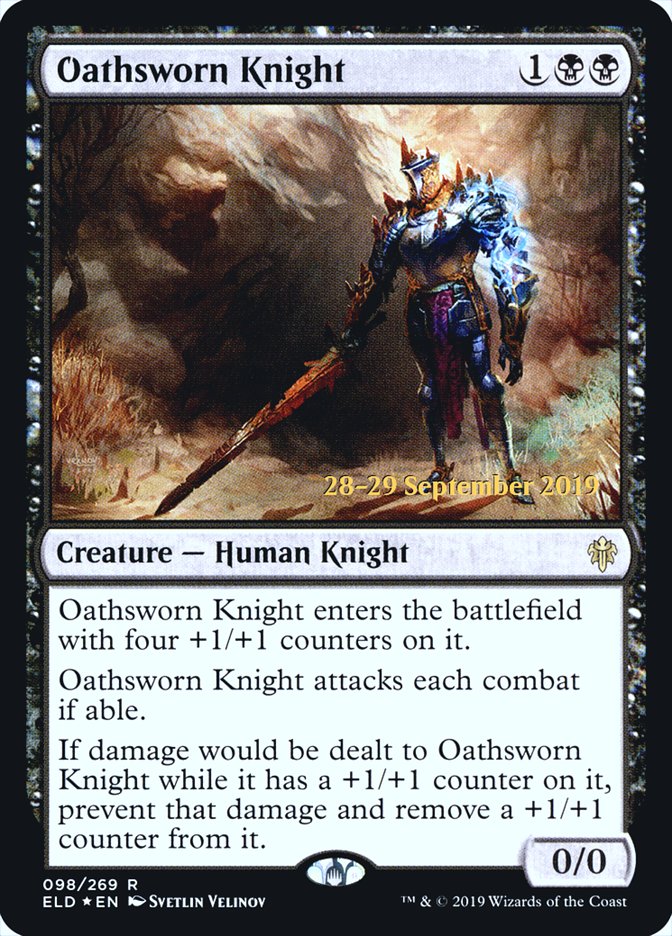 Oathsworn Knight  [Throne of Eldraine Prerelease Promos] | The Time Vault CA