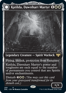 Katilda, Dawnhart Martyr // Katilda's Rising Dawn [Innistrad: Double Feature] | The Time Vault CA