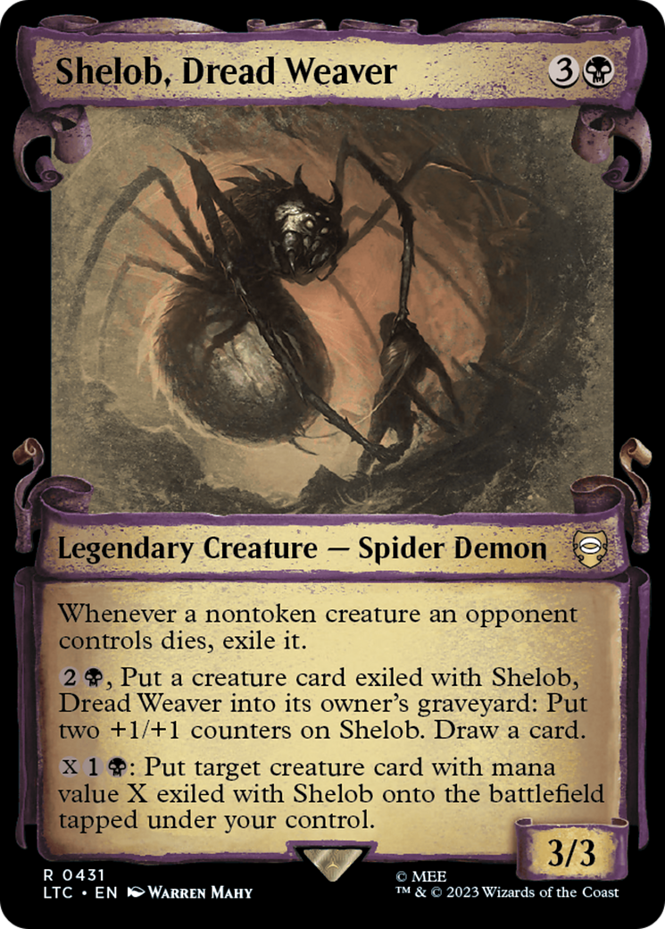 Shelob, Dread Weaver [The Lord of the Rings: Tales of Middle-Earth Commander Showcase Scrolls] | The Time Vault CA