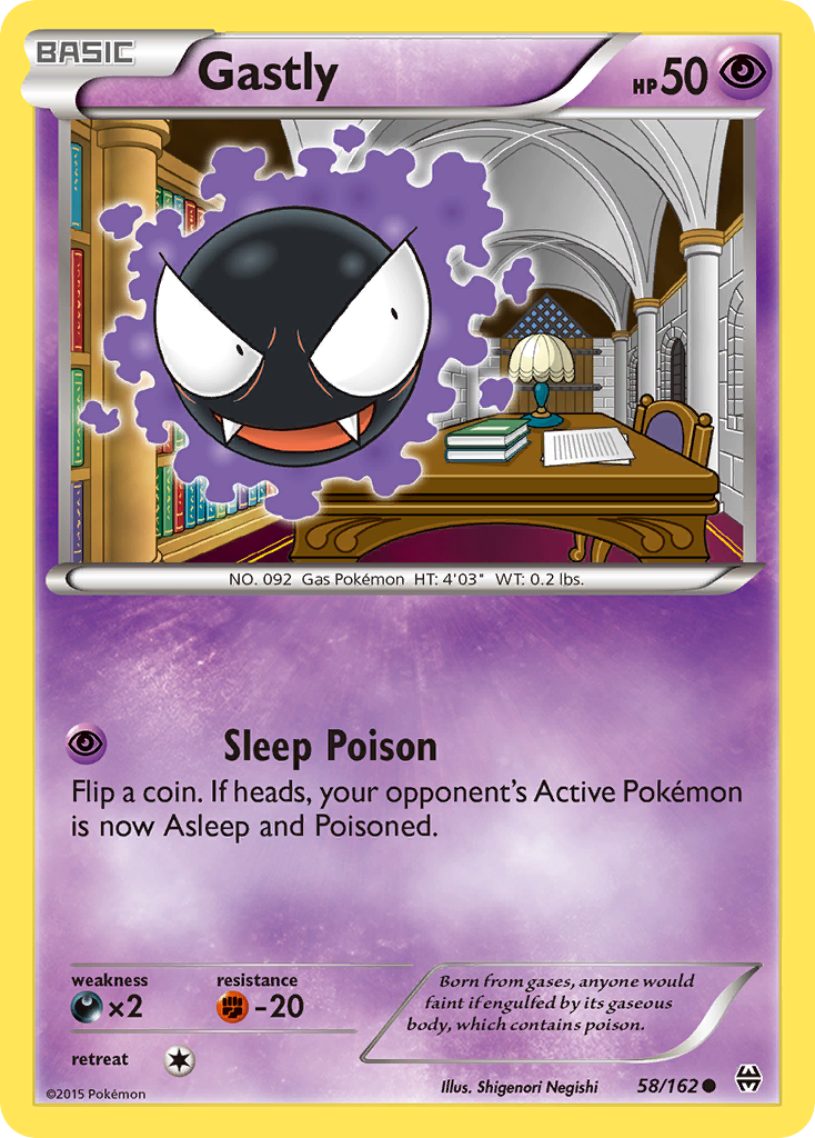 Gastly (58/162) [XY: BREAKthrough] | The Time Vault CA