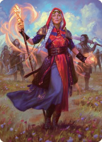 Jaya, Fiery Negotiator Art Card 1 [Dominaria United Art Series] | The Time Vault CA