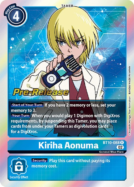 Kiriha Aonuma [BT10-088] [Xros Encounter Pre-Release Cards] | The Time Vault CA