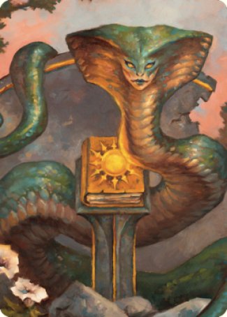 Guardian Naga Art Card [Commander Legends: Battle for Baldur's Gate Art Series] | The Time Vault CA