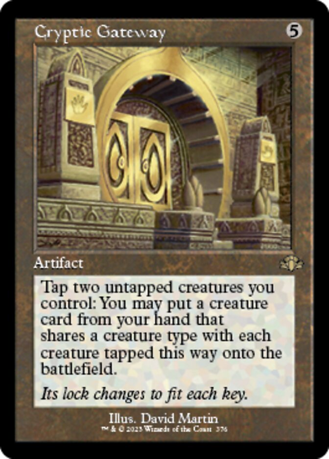 Cryptic Gateway (Retro) [Dominaria Remastered] | The Time Vault CA