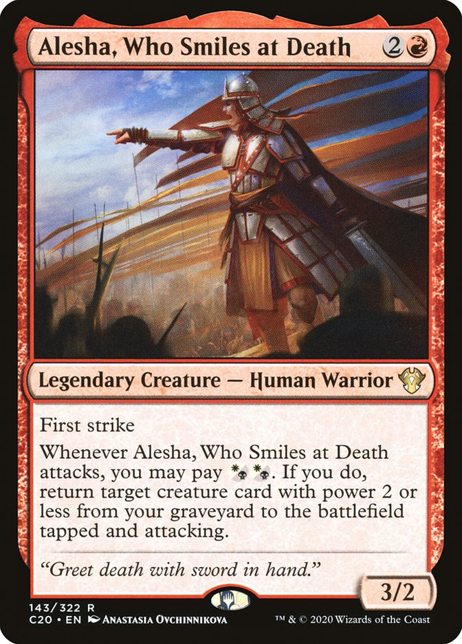 Alesha, Who Smiles at Death [Commander 2020] | The Time Vault CA