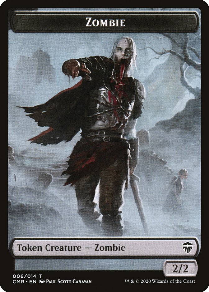 Treasure // Zombie Token [Commander Legends Tokens] | The Time Vault CA