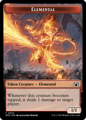 Elemental (22) // Faerie Double-Sided Token [March of the Machine Commander Tokens] | The Time Vault CA