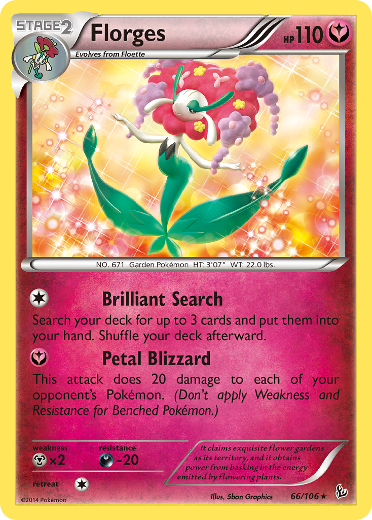 Florges (66/106) [XY: Flashfire] | The Time Vault CA