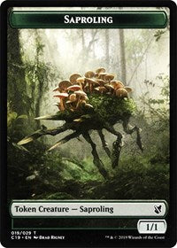 Saproling // Morph Double-sided Token [Commander 2019 Tokens] | The Time Vault CA