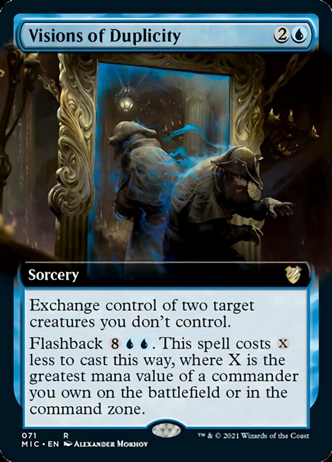 Visions of Duplicity (Extended) [Innistrad: Midnight Hunt Commander] | The Time Vault CA